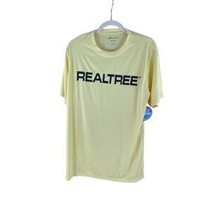 Realtree NWT Performance UPF 50 Short Sleeve T-Shirt Yellow M Workout Casual